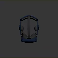 Modern Blue VR Headset With Ergonomic Design For Computer Virtual Reality Live Experience