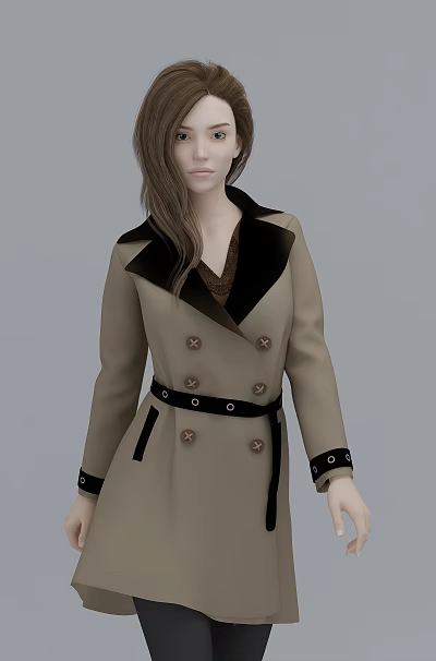 modern woman. 3d model modern woman. 3d model