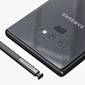 Samsung Smartphone With S Pen And Advanced Camera System Black Design 3d model