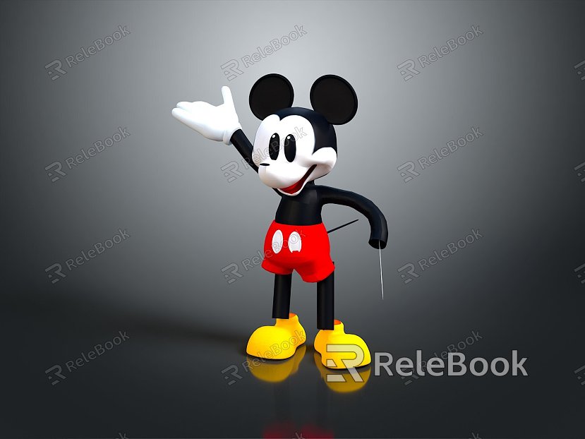 Mickey Mouse Cartoon Characters Cartoon Animals Cartoon Small Animals Game Characters Virtual Characters Anime Characters model