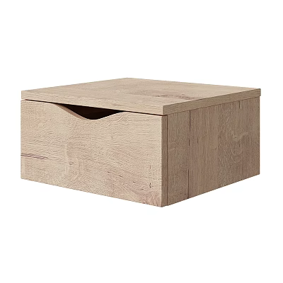 Light Wooden Entryway Side Cabinet With Simple Design Drawer And Wood Grain Surface 3d model