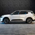 White Citroen SUV Modern Design With LED Headlights Sleek Body And Alloy Wheels