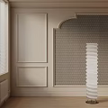 Modern floor lamp 3d model