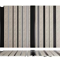 Modern Architectural Building Components Featuring Cladding Strips And Panels In Black Gray Beige 3d model