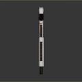 Futuristic Sci Fi Weapon Design With White Black Grip And Barrel