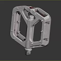 Durable Pink Metal Automotive Pedal With Anti Slip Studs And Precision Bearings