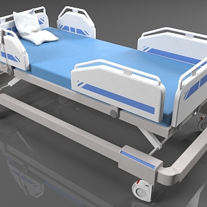 hospital bed 3d model