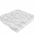 White Floor Tiles Featuring Various Geometric Patterns In Neutral Tones Design