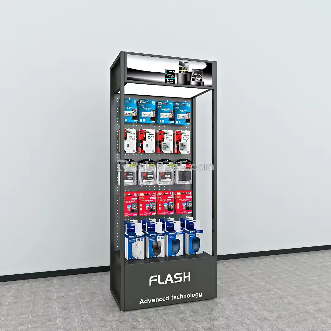 Shelf Customized Rack Display Rack Product Rack Iron Rack Roller Rack Rotating Rack Steel Structure Game Plate Jewelry Rack Vertical Display Rack Hook Shopping Mall 3d model