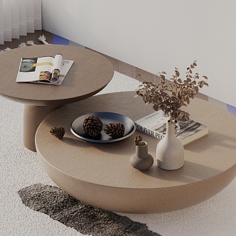 Modern coffee table 3d model