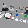 Commercial Equipment Featuring POS Terminals Cash Registers Barcode Scanners And Touchscreen Displays