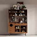 Sideboard Wood Style Sideboard 3d model