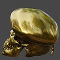 Peruvian Beret Skull 3d model