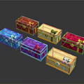 Colorful Decorative Gift Boxes with Colorful Ribbons and Various Bright Hues for Festive Gifting