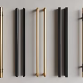 Stylish Modern Door Handles In Gold And Black With Various Designs