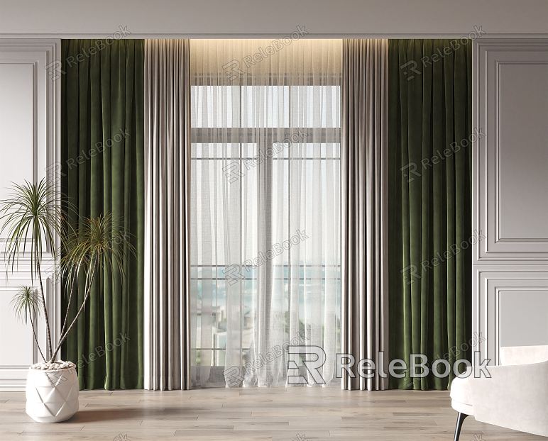 Modern Curtains model