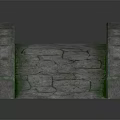 Traditional Stone Arch Bridge Design With Curved Structure And Mossy Slabs