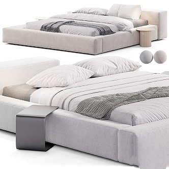 Modern Other Super Soft Bed Life Divani 3d model