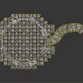 Ancient Circular Stone Building Featuring Pillars Stone Paved Floor and Pathway