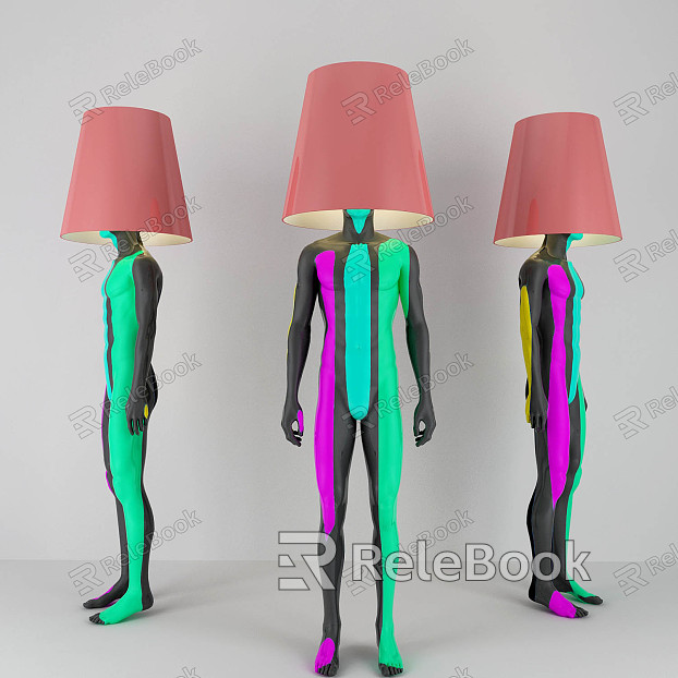 Modern Alien Floor Lamp Male Body Art Floor Lamp model