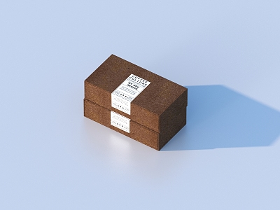 Box carton packing box 3d model