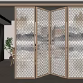 Folding door 3d model