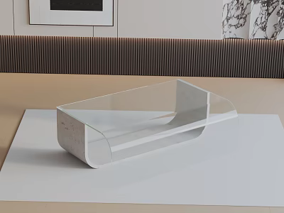 Modern Sofa And Coffee Table Set With Glass Top And Marble Base For Living Room 3d model