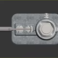 Durable Automotive Metal Mechanical Component With Silver Precision Lever Mechanism Structural Design