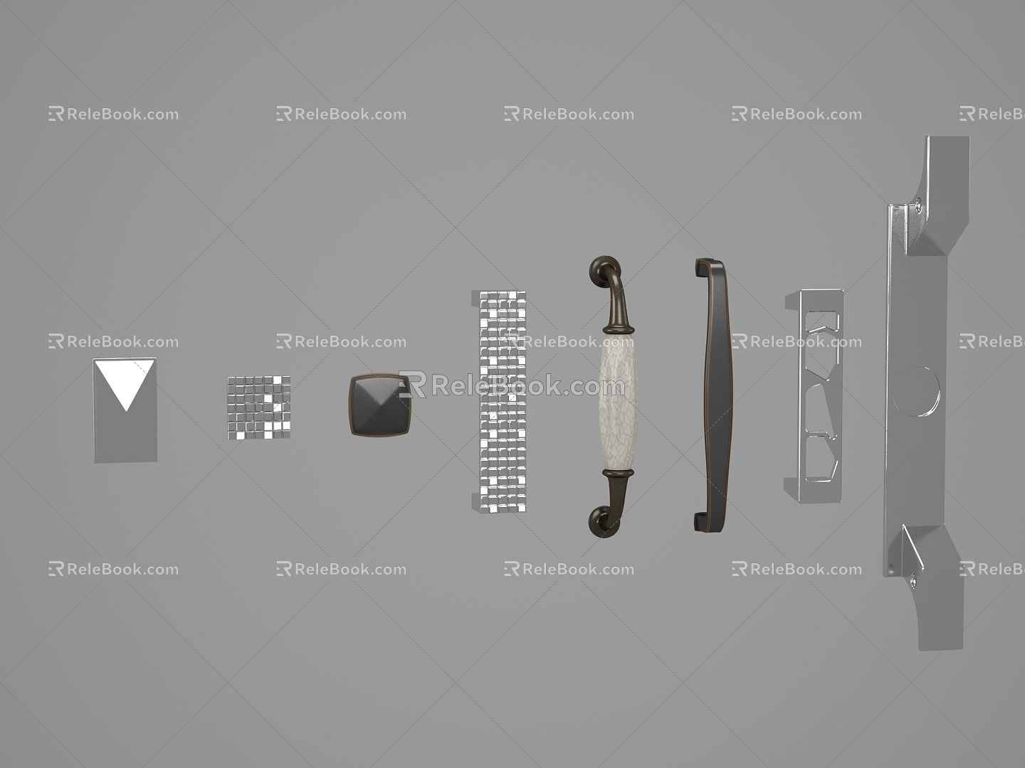 Classical handle 3d model