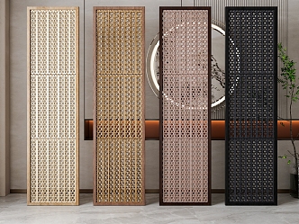 New Chinese metal partition 3d model