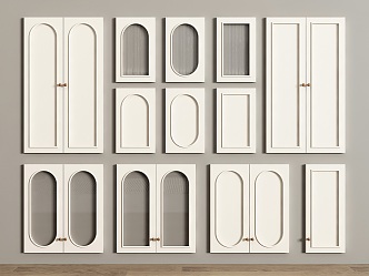 French Cabinet Door Cream Air Cabinet Door Cabinet Door Wine Cabinet Door Wardrobe Door Shoe Cabinet Door Bookcase Door Panel Glass Cabinet Door 3d model