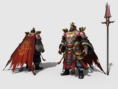 Modern Movie Character General Warrior Game Character 3d model