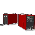 Red Industrial Welding Machine Model WS 250A With Digital Display And Control Knobs 3d model