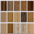 Wood veneer siding log wood veneer wood veneer background wall board 3d model