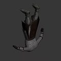 Medieval Armor 3D Render With Metal Leather Cuirass Arm Guards Skirt And Boots
