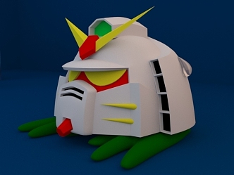 Gundam Helmet 3d model