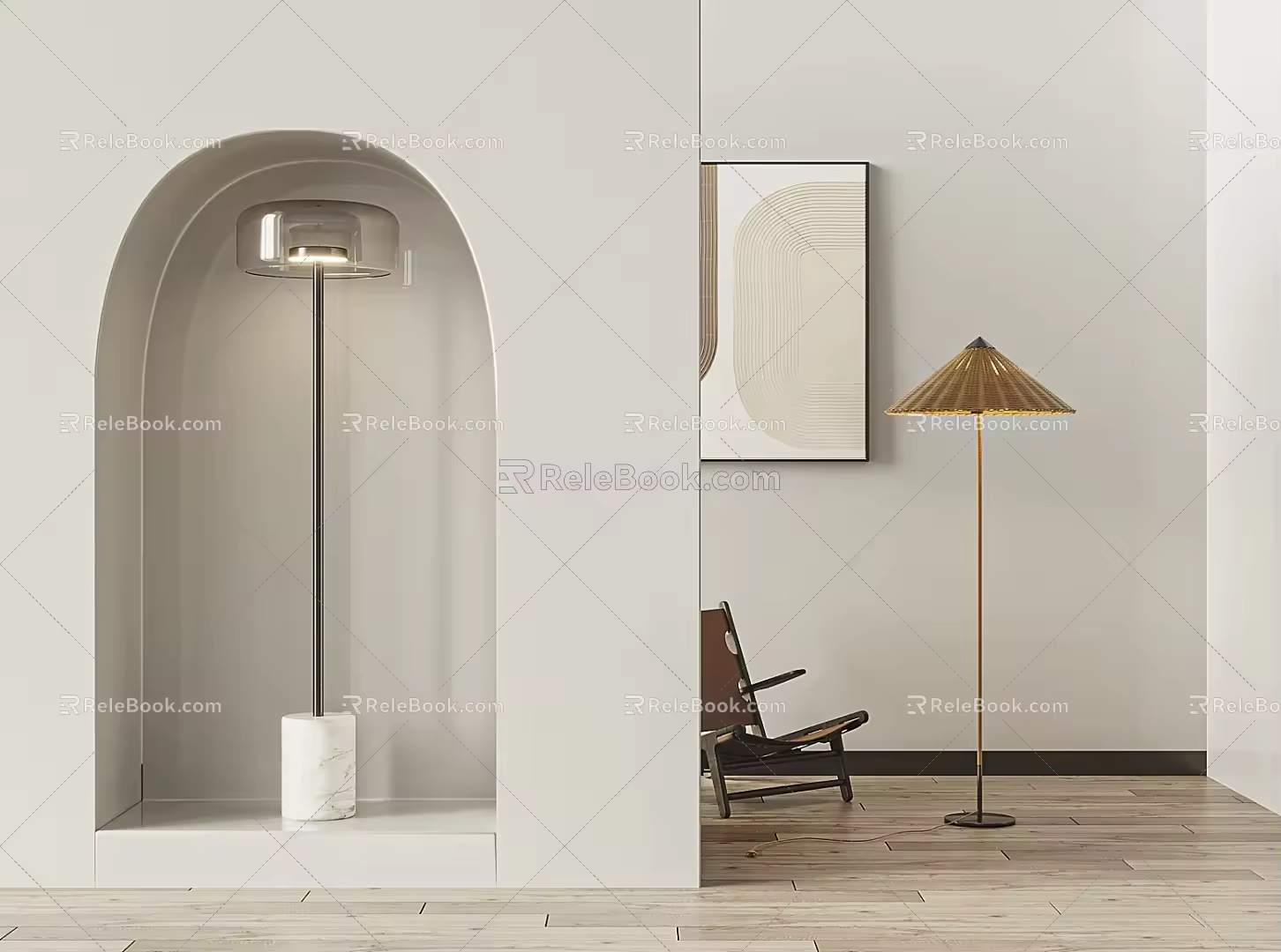 Floor lamp 3d model