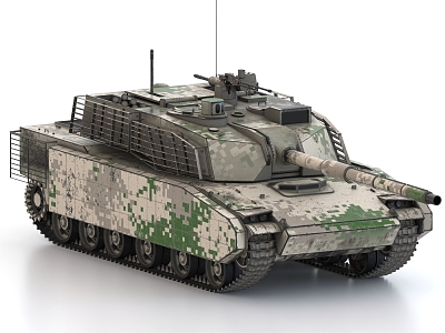 VT5 Foreign Trade Tank VT5 Light Tank 3d model