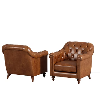 European-style sofa 3d model