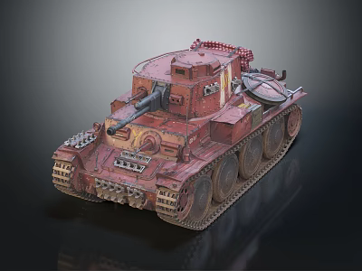 INDUSTRIAL LOFT TANKS MILITARY VEHICLES 3d model