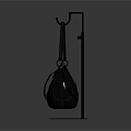 Fashionable Black Leather Handbag With Structured Handles And Modern Sleek Design