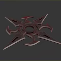 Hidden weapons darts ninja darts ninja weapons ancient weapons cold weapons medieval items 3d model