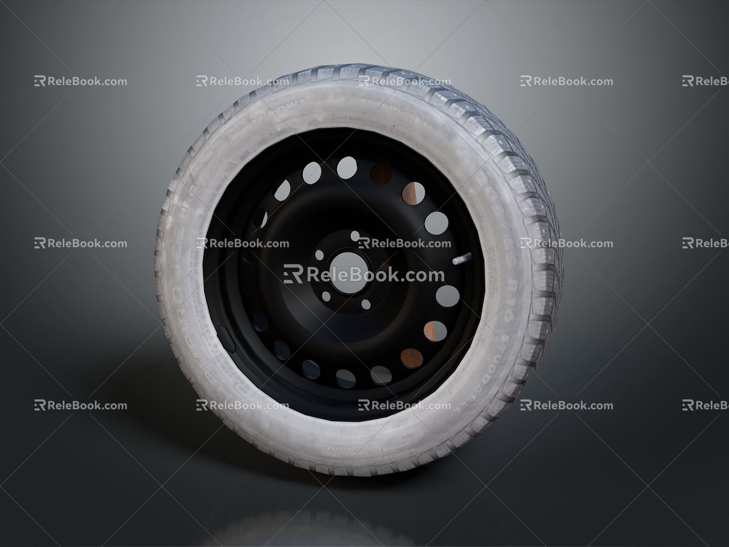 Modern tires 3d model