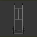 Sturdy Metal Hand Truck With Two Wheels And Frame For Heavy Duty Transport