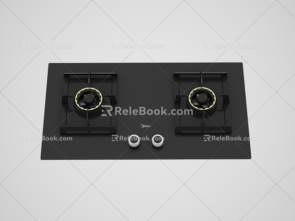 Gas stove 3d model