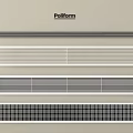 Poliform Modern Air Conditioner Vents Featuring Various Sleek White And Black Designs