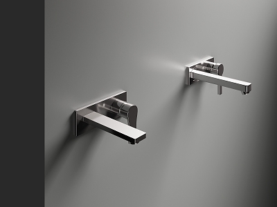 Modern faucet in-wall faucet 3d model