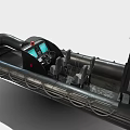 Police Rigid Inflatable Boat With Equipment And Markings