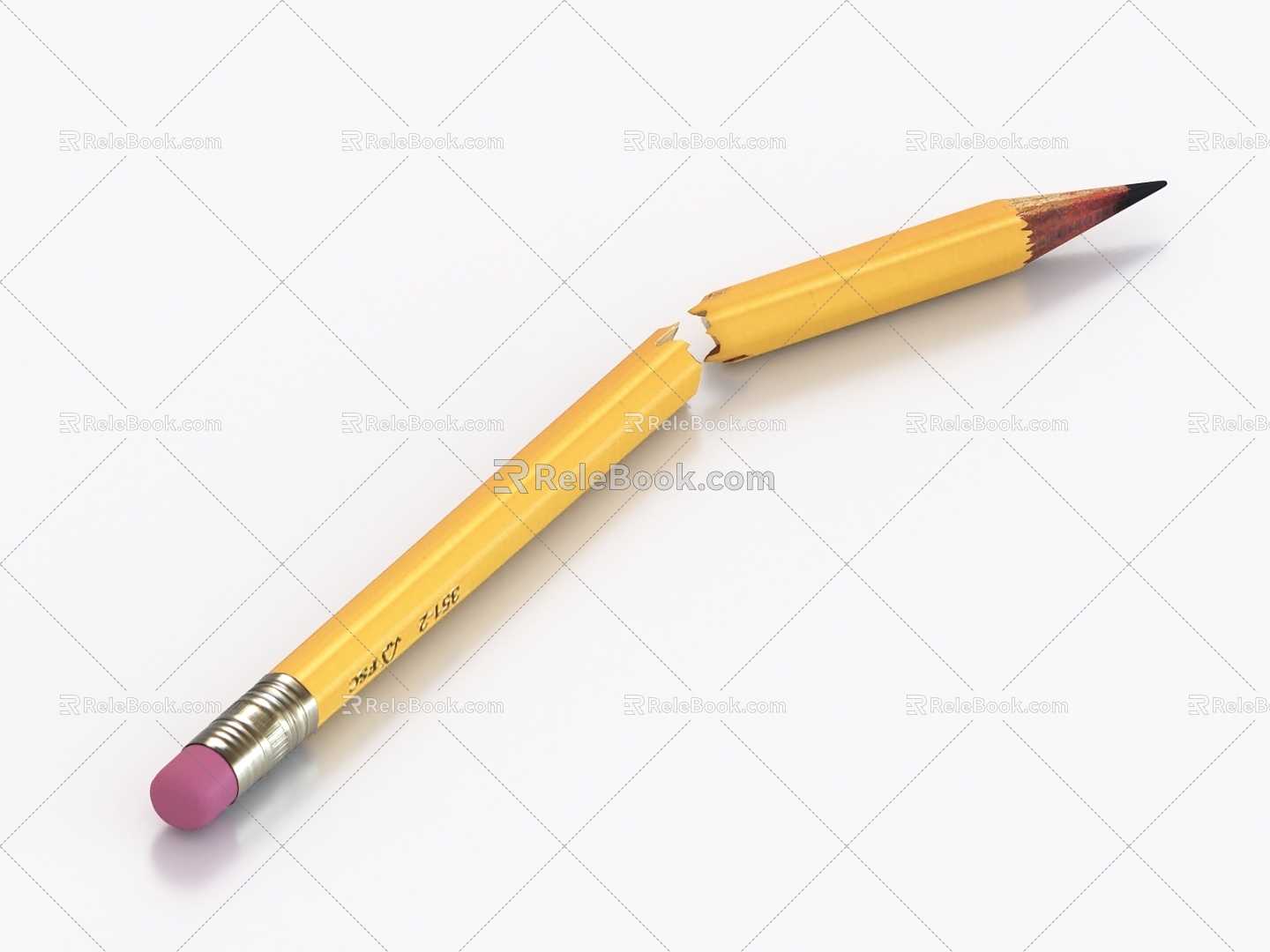 a broken pencil a broken pencil a broken pen model