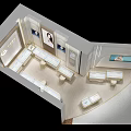 China Gold Modern Jewelry Store With Elegant Display Cases And Bright Interior